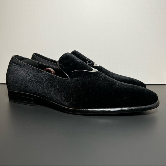 Van Heusen Shoes Mens Van Heusen Palmer Black Velvet Smoking